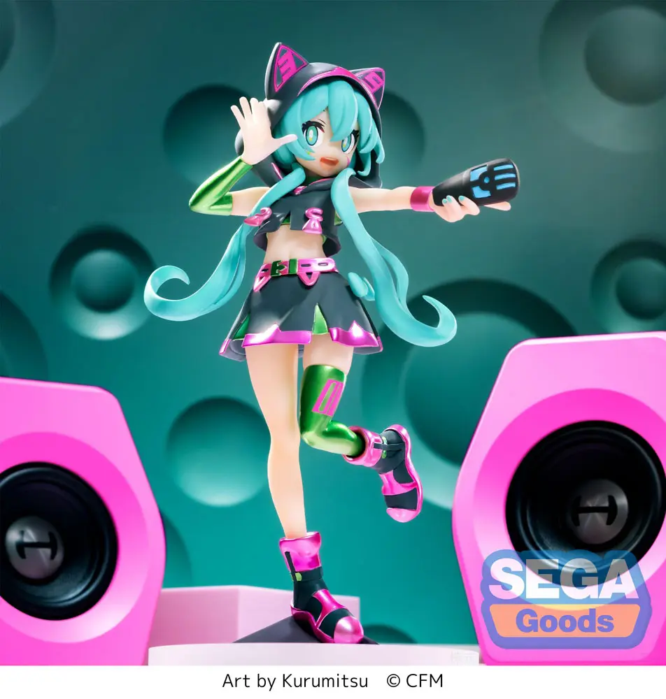 Hatsune Miku Luminasta PVC Statue Hatsune Miku Live Stage 18 cm Produktfoto