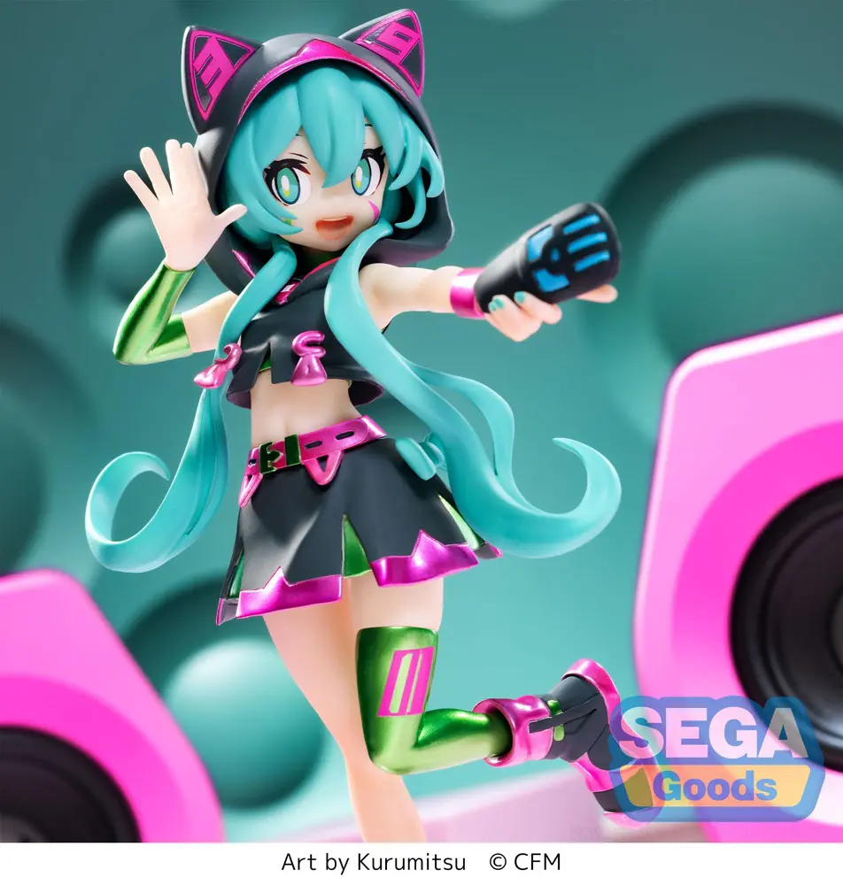 Hatsune Miku Luminasta PVC Statue Hatsune Miku Live Stage 18 cm Produktfoto