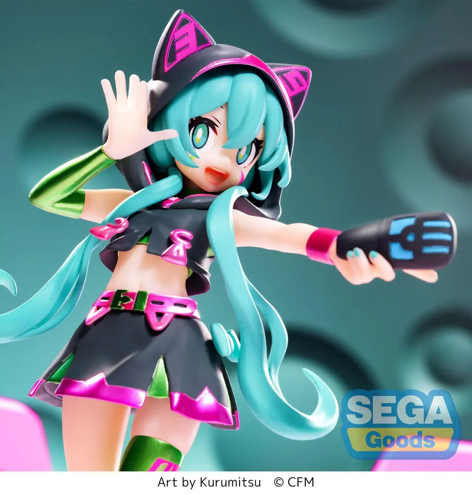 Hatsune Miku Luminasta PVC Statue Hatsune Miku Live Stage 18 cm Produktfoto