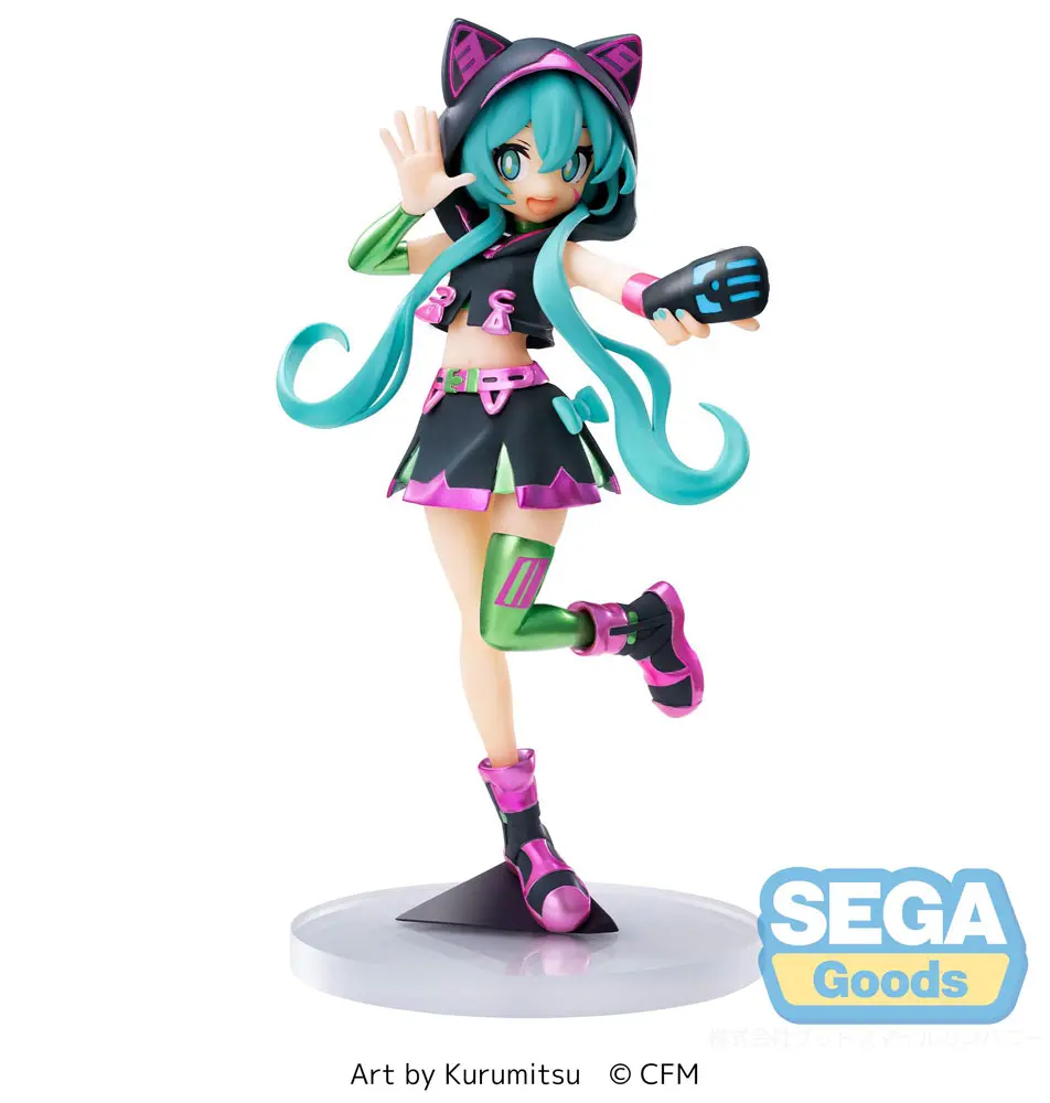 Hatsune Miku Luminasta PVC Statue Hatsune Miku Live Stage 18 cm Produktfoto