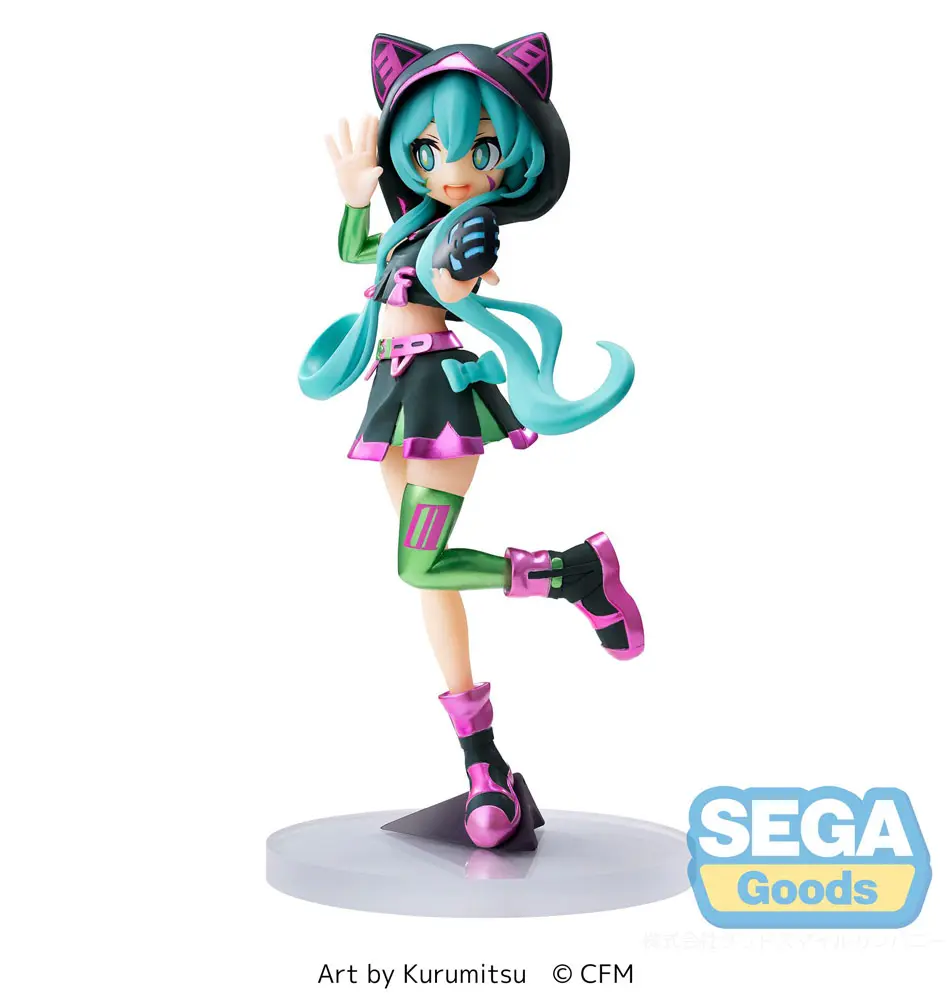 Hatsune Miku Luminasta PVC Statue Hatsune Miku Live Stage 18 cm Produktfoto