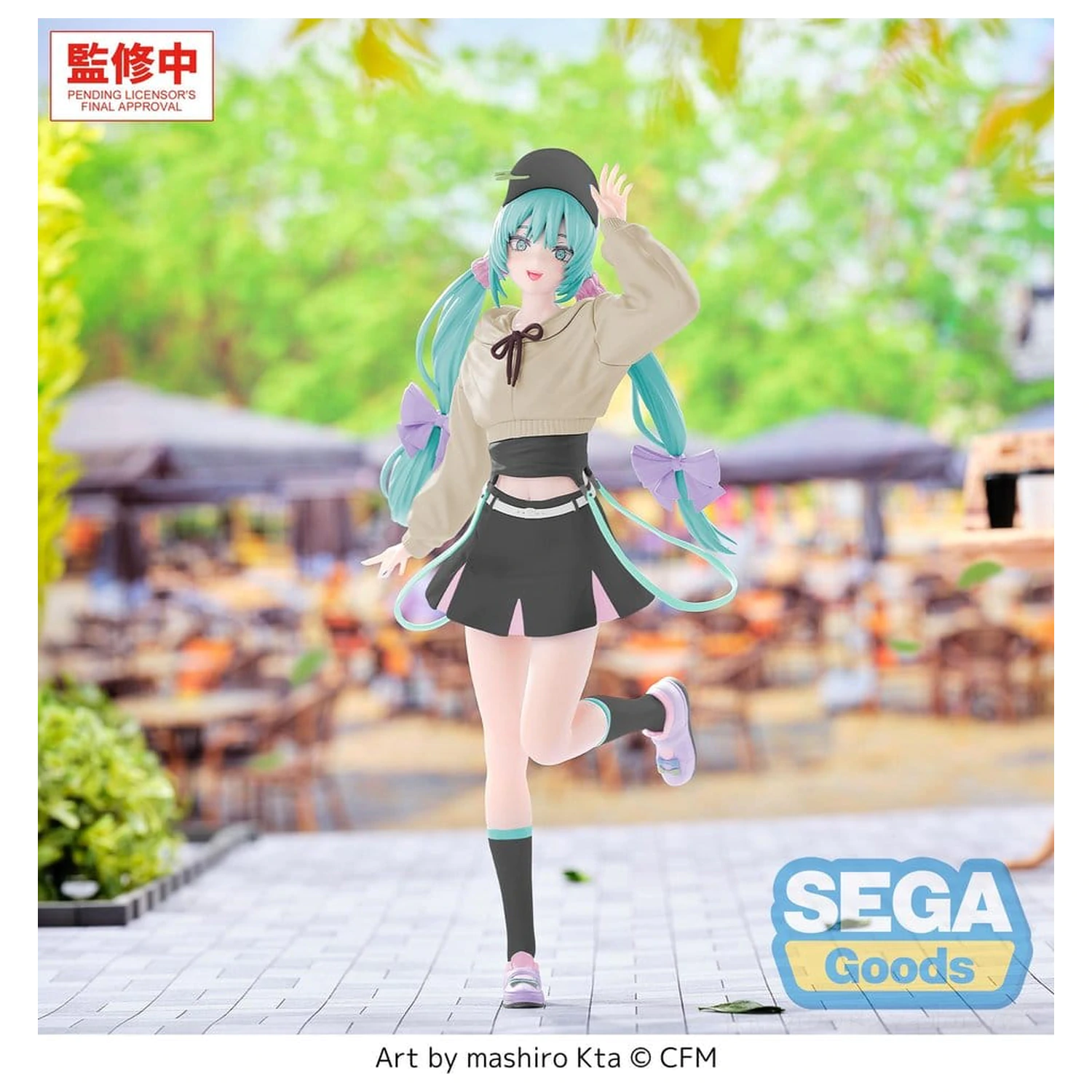 Hatsune Miku Luminasta PVC Figur Hatsune Miku Conceptual Series Vol.2 Stroll Ver. 21 cm Produktfoto