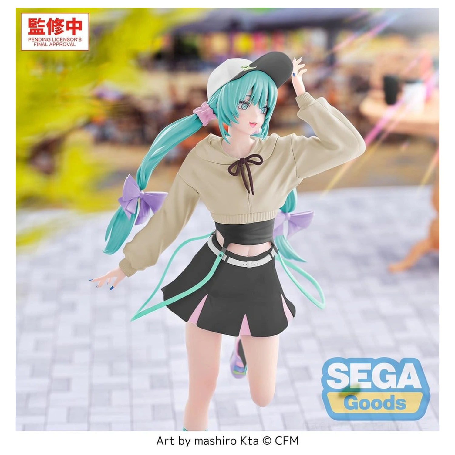 Hatsune Miku Luminasta PVC Figur Hatsune Miku Conceptual Series Vol.2 Stroll Ver. 21 cm Produktfoto
