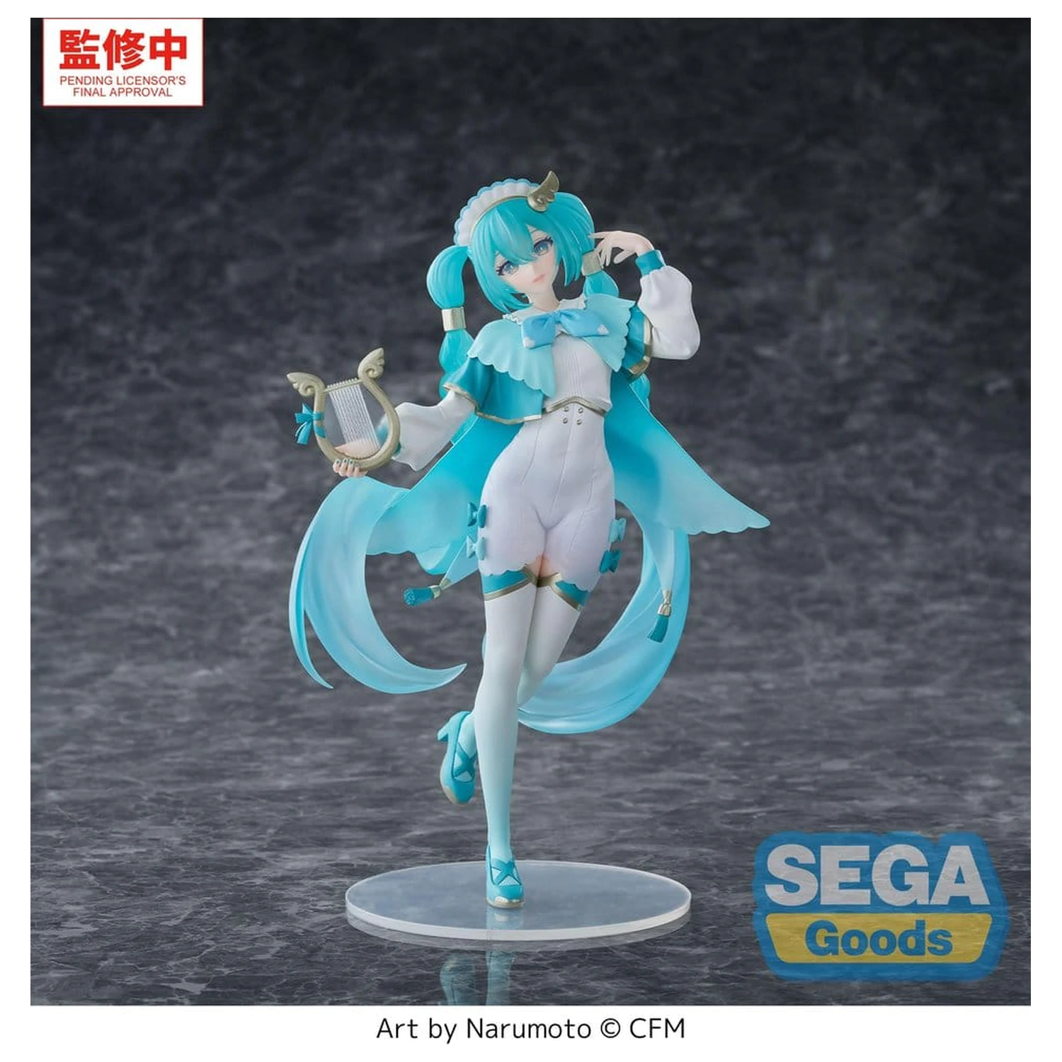 Hatsune Miku Luminasta PVC Figur Wandering Minstrel 21 cm Produktfoto