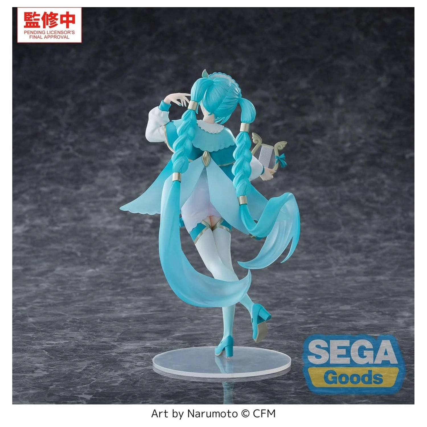 Hatsune Miku Luminasta PVC Figur Wandering Minstrel 21 cm Produktfoto