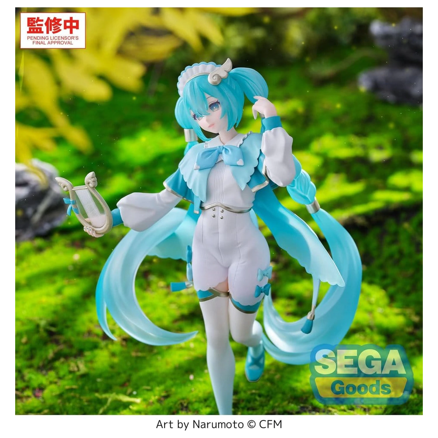 Hatsune Miku Luminasta PVC Figur Wandering Minstrel 21 cm Produktfoto