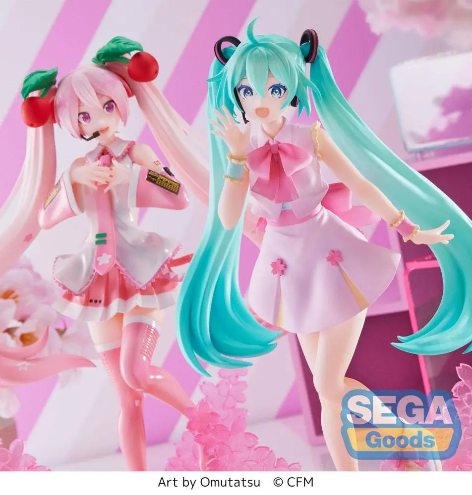 Hatsune Miku Luminasta PVC Statue Sakura Miku Omutatsu Ver. 21 cm Produktfoto