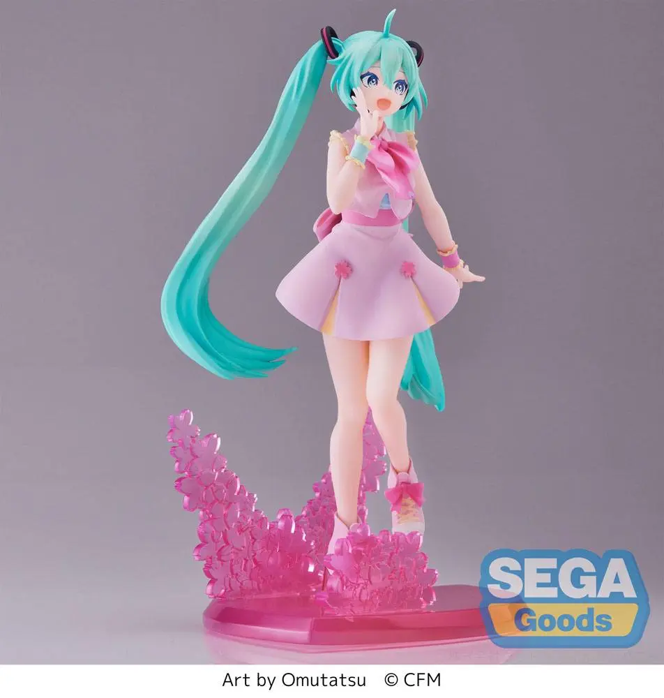 Hatsune Miku Luminasta PVC Statue Sakura Miku Omutatsu Ver. 21 cm Produktfoto