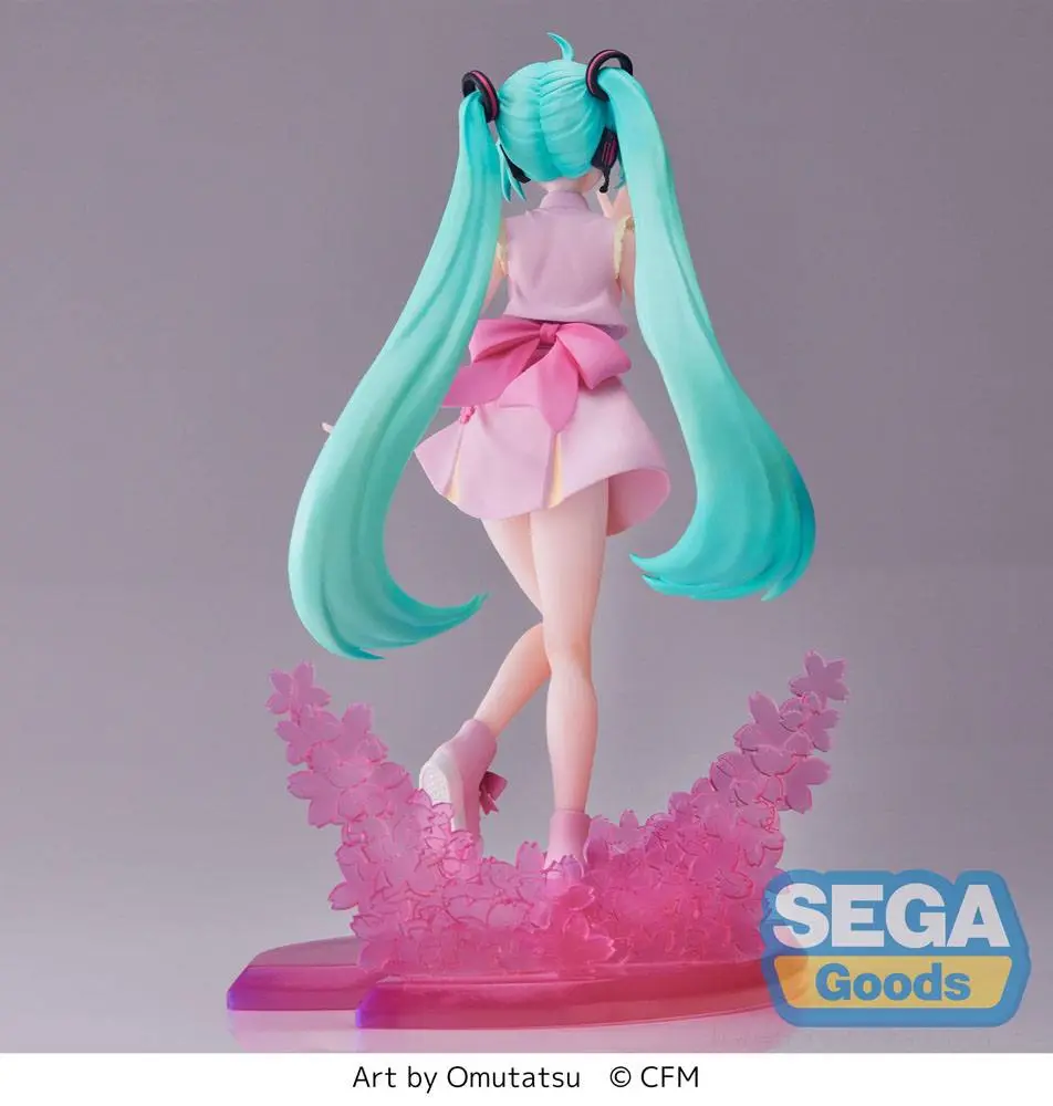 Hatsune Miku Luminasta PVC Statue Sakura Miku Omutatsu Ver. 21 cm Produktfoto