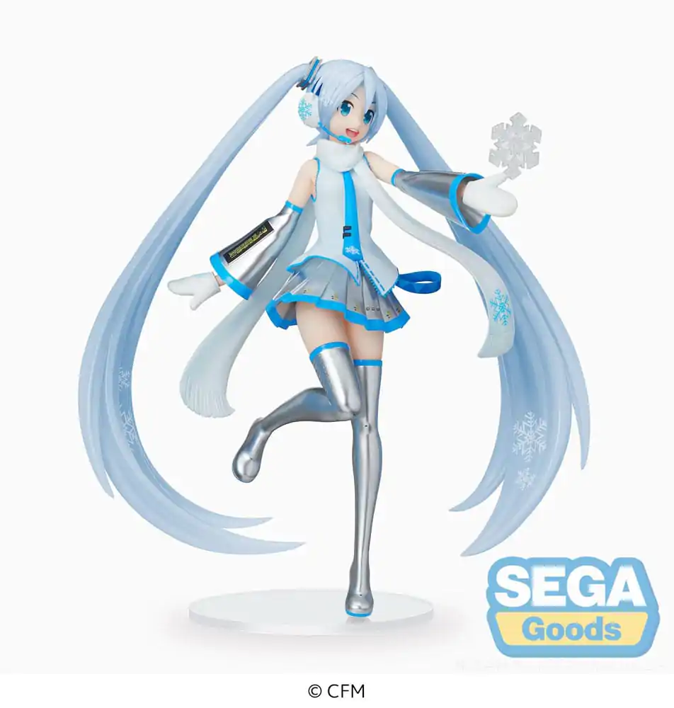 Hatsune Miku Luminasta PVC Statue Snow Miku Sky Town Ver. 22 cm termékfotó