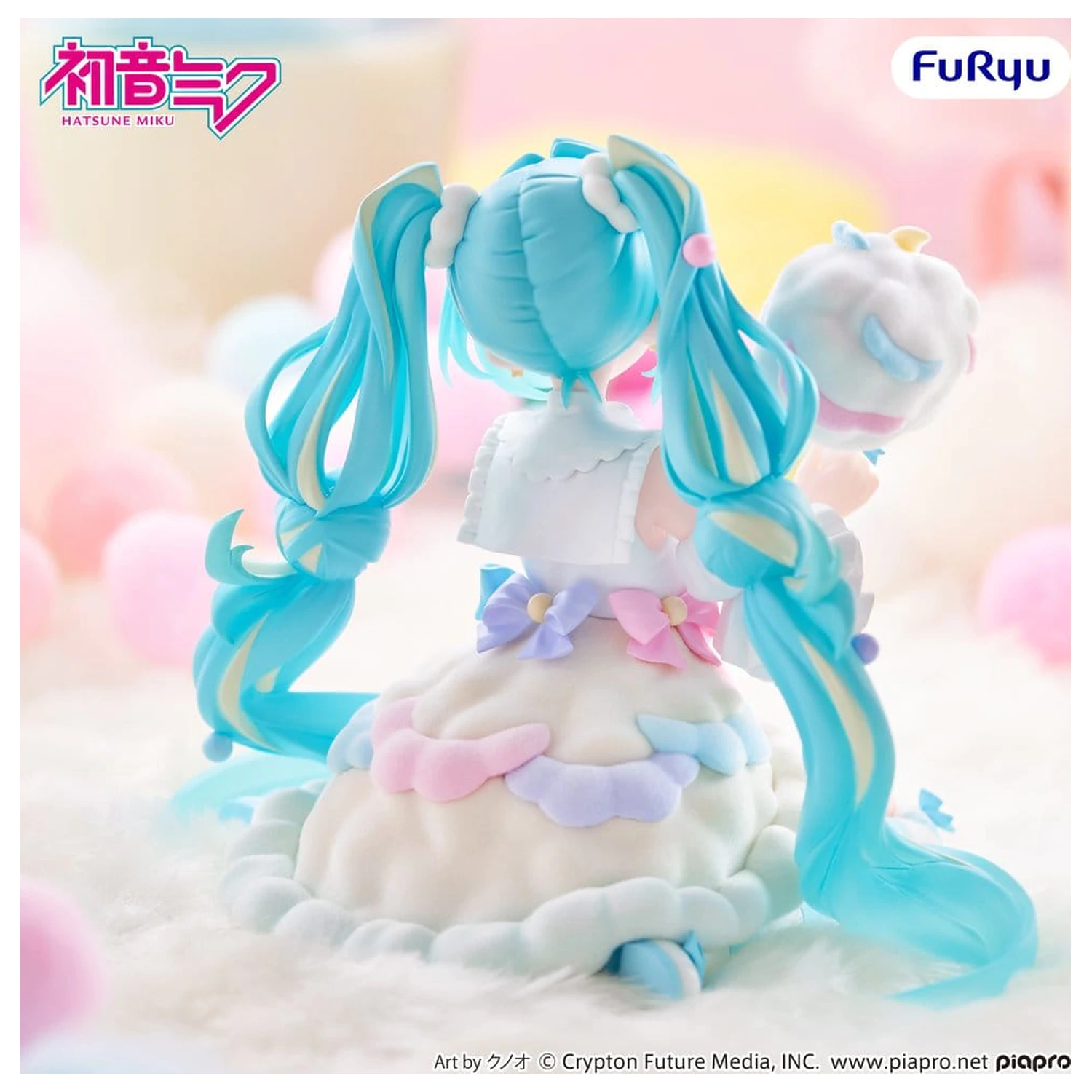 Hatsune Miku melffy PVC Figur Sugar Cloud 11 cm Produktfoto