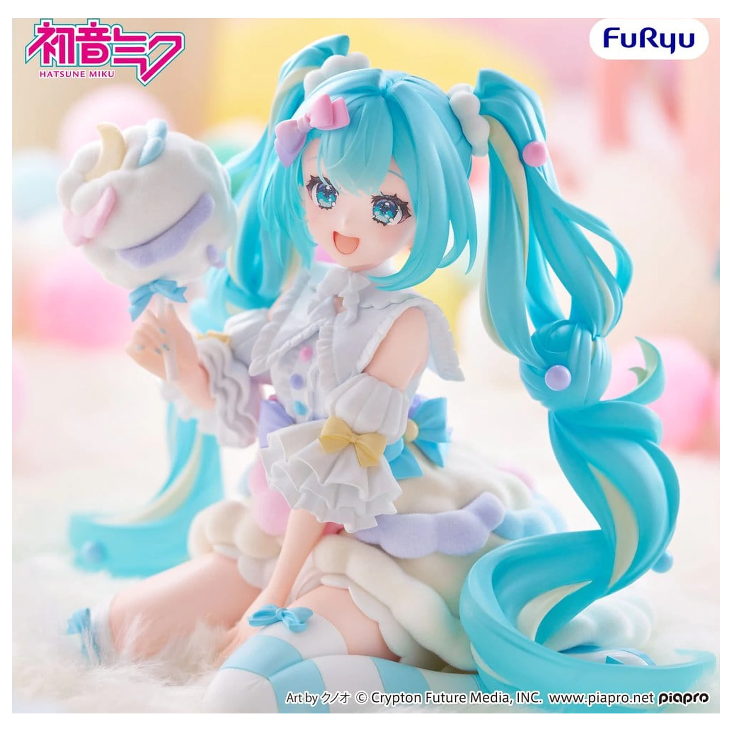 Hatsune Miku melffy PVC Figur Sugar Cloud 11 cm Produktfoto