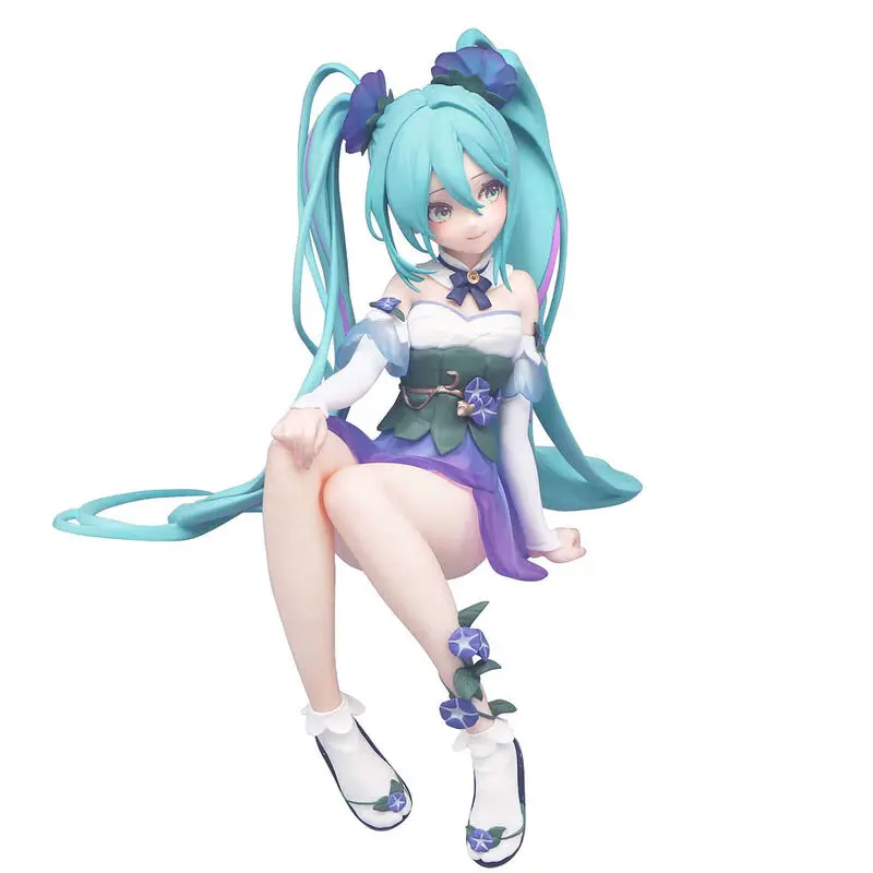 Hatsune Miku Noodle Stopper PVC Statue Miku Flower Fairy Morning Glory 14 cm termékfotó