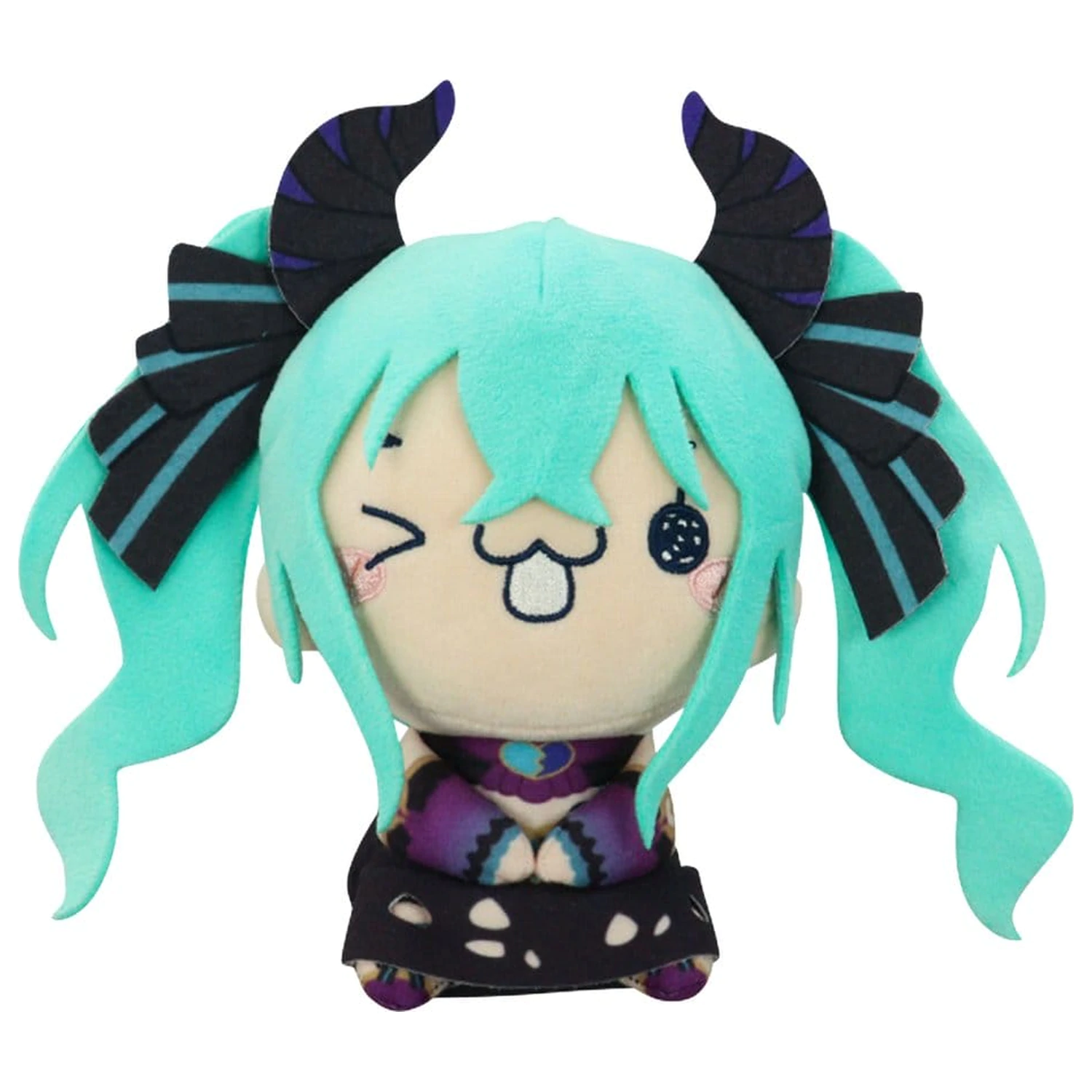 Hatsune Miku Mochipico Plüsch Figur Villain B 16 cm Produktfoto
