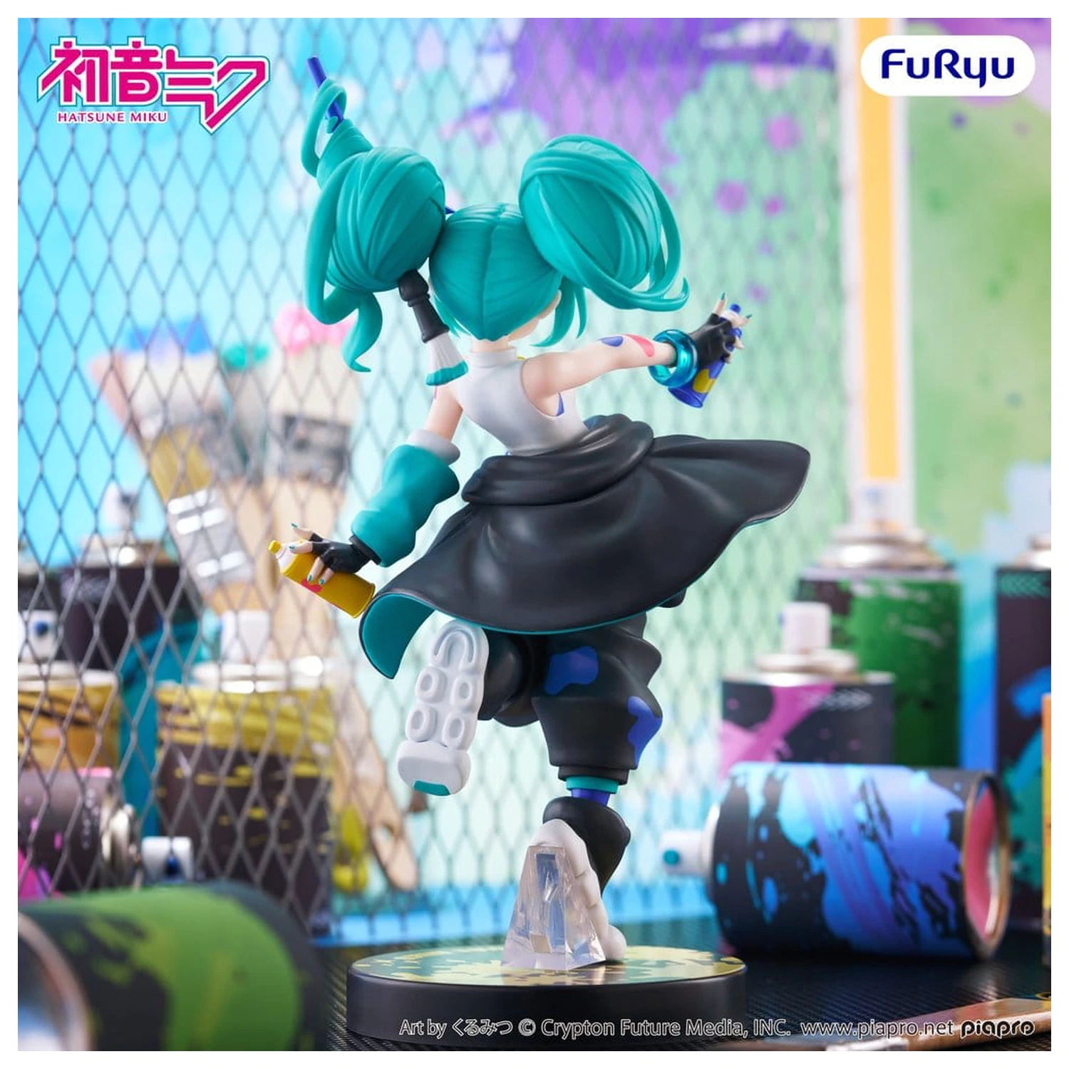 Hatsune Miku Muchute PVC Statue Paint Girl Another Color Ver. 23 Zentimeter Produktfoto