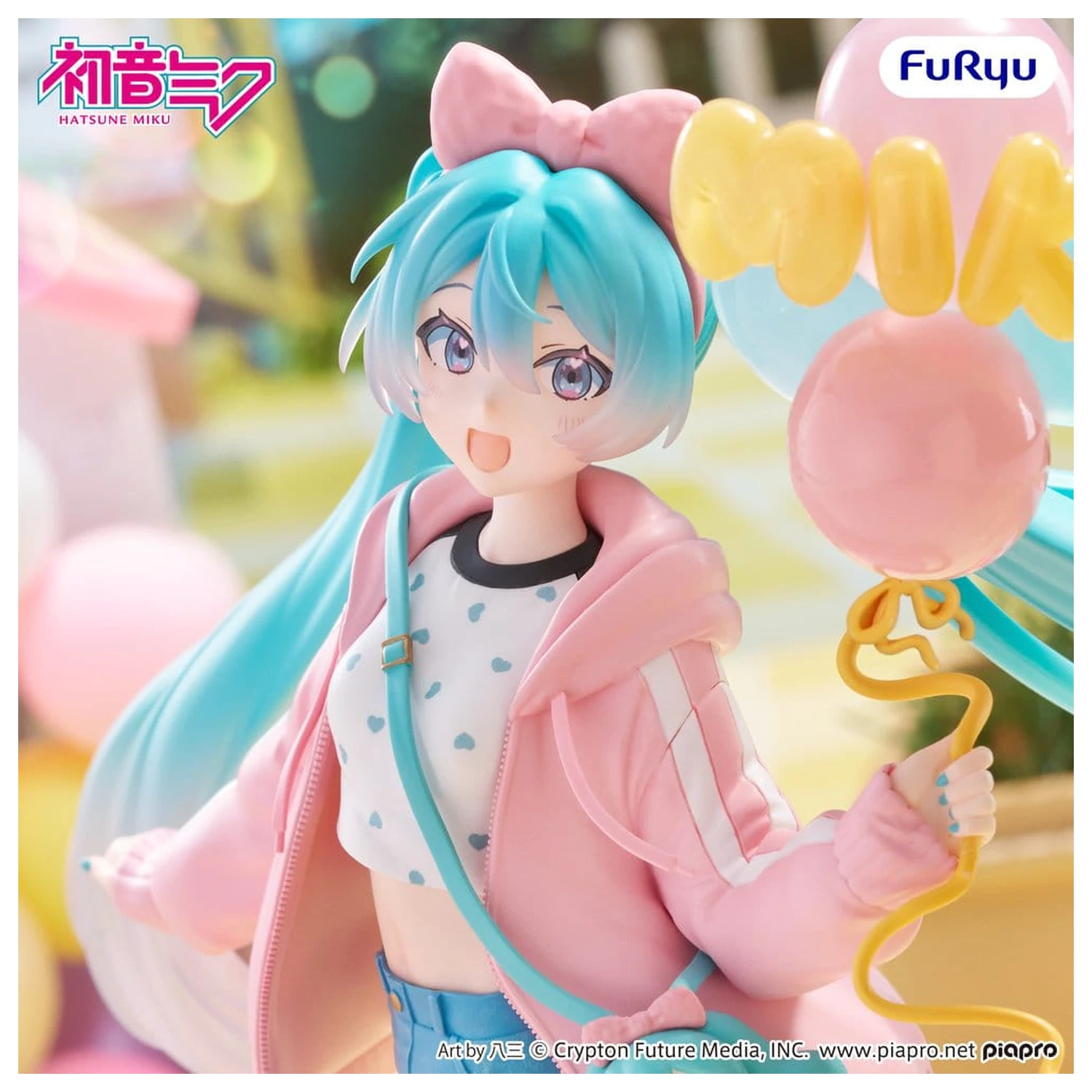 Hatsune Miku Muchute PVC Figur Theme Park Date Version 19 cm Produktfoto