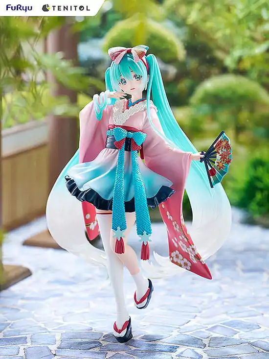 Hatsune Miku Statue Neo Tokyo Series Kimono 22 cm Produktfoto