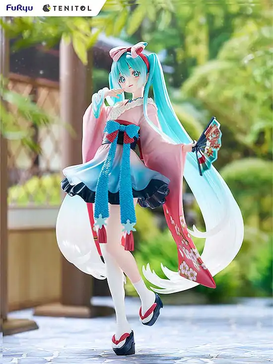 Hatsune Miku Statue Neo Tokyo Series Kimono 22 cm Produktfoto