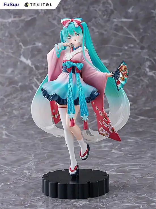 Hatsune Miku Statue Neo Tokyo Series Kimono 22 cm Produktfoto