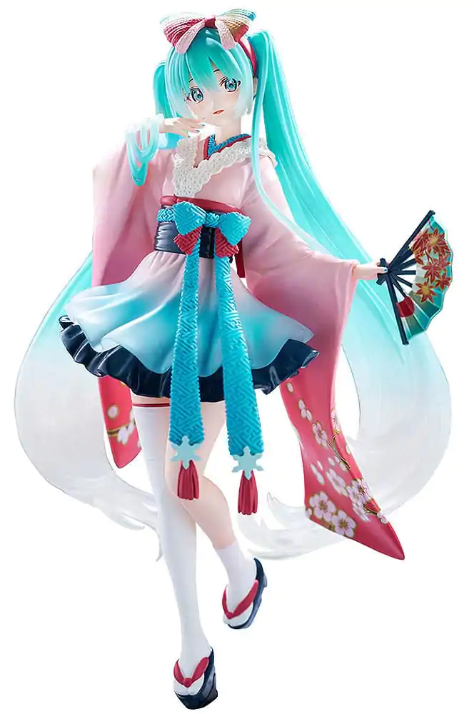 Hatsune Miku Statue Neo Tokyo Series Kimono 22 cm Produktfoto
