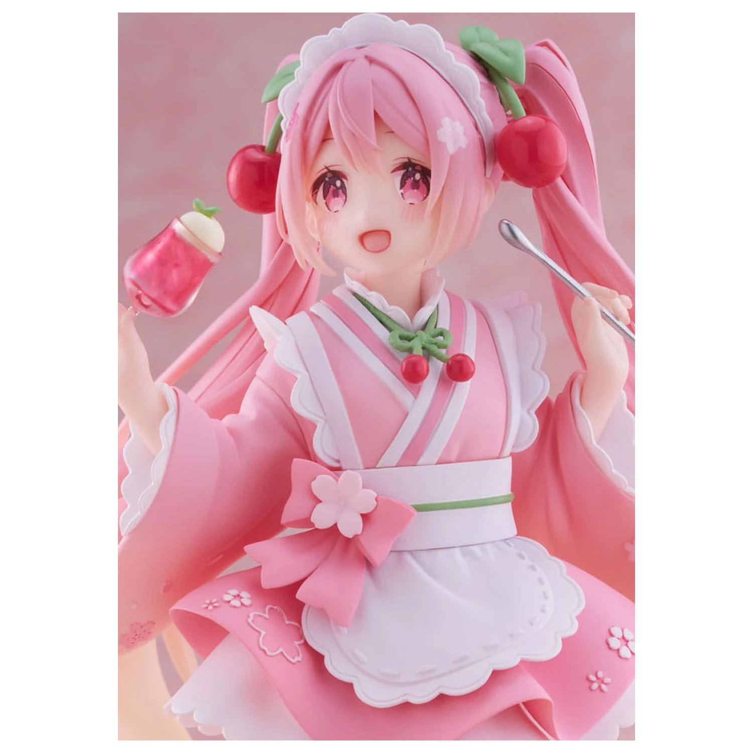 Hatsune Miku PVC Statue Newly Written Sakura Miku Japanese Cafe Ver. Neuauflage 18 cm Produktfoto