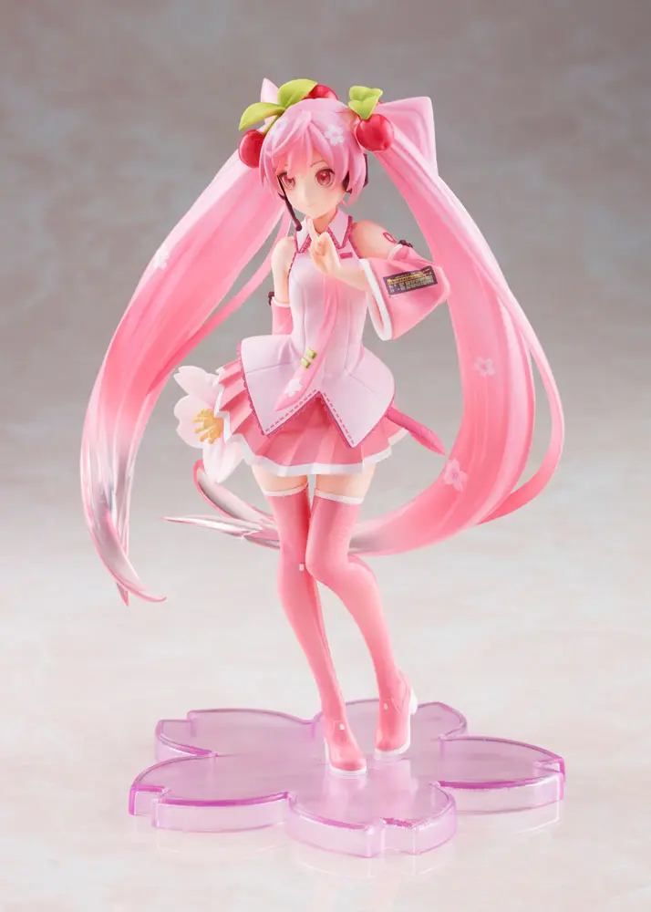 Sakura Miku Figur Newly Drawn 2021 Ver 18 cm Produktfoto