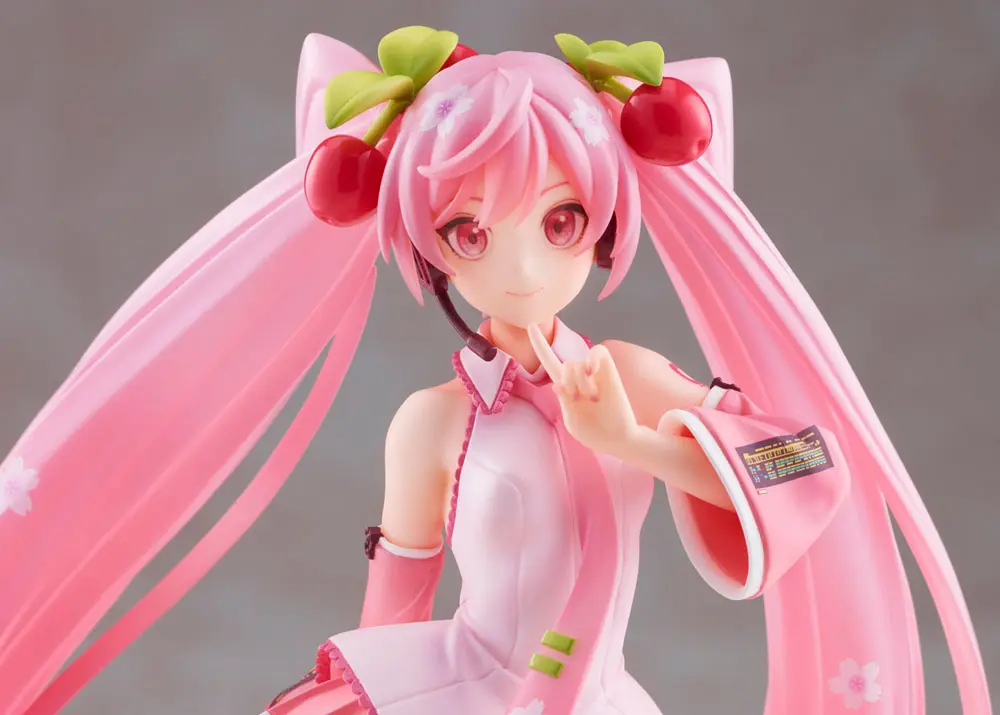 Sakura Miku Figur Newly Drawn 2021 Ver 18 cm Produktfoto