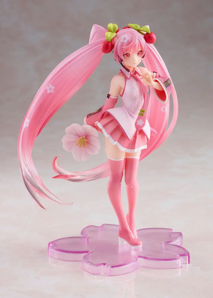 Sakura Miku Figur Newly Drawn 2021 Ver 18 cm Produktfoto
