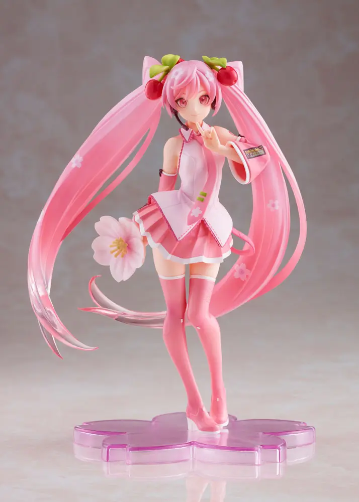 Sakura Miku Figur Newly Drawn 2021 Ver 18 cm Produktfoto
