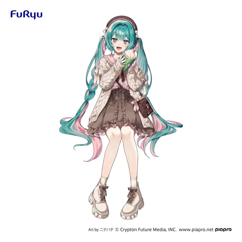 Hatsune Miku Noodle Stopper PVC Statue Autumn Date 16 cm Produktfoto
