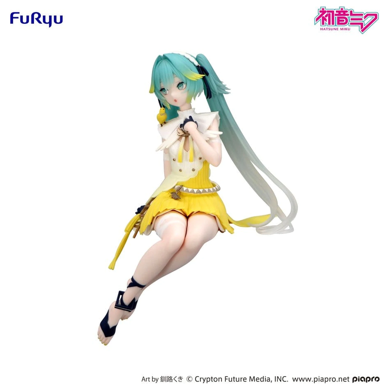 Hatsune Miku Noodle Stopper PVC Statue Canary Bird heo exklusiv 14 cm Produktfoto