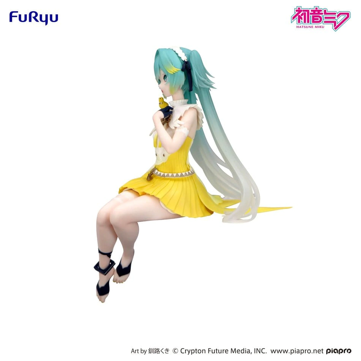 Hatsune Miku Noodle Stopper PVC Statue Canary Bird heo exklusiv 14 cm Produktfoto