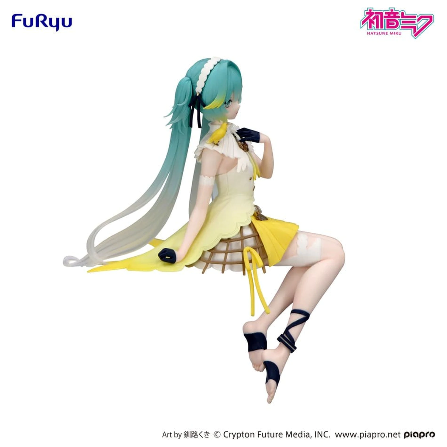 Hatsune Miku Noodle Stopper PVC Statue Canary Bird heo exklusiv 14 cm Produktfoto