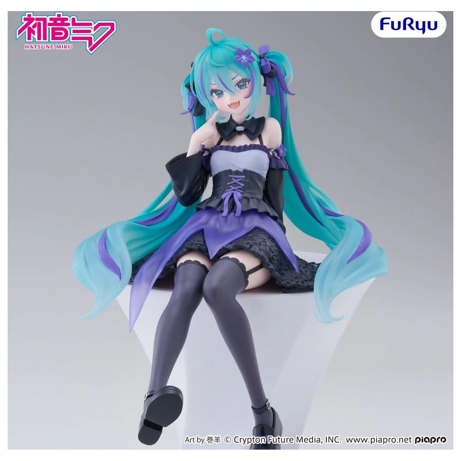 Hatsune Miku Noodle Stopper PVC Figur Blumenfee Glockenblume 14 cm Produktfoto