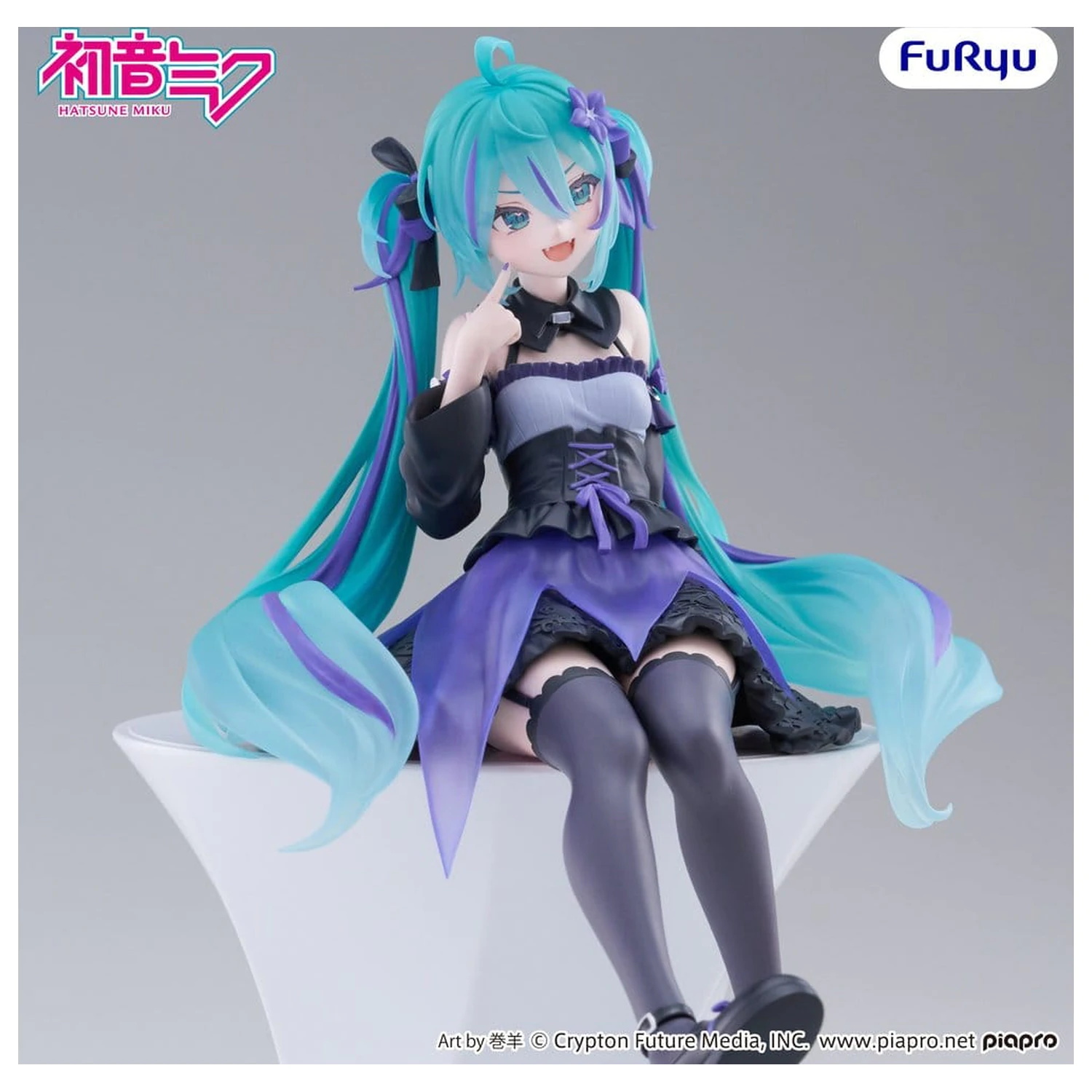 Hatsune Miku Noodle Stopper PVC Figur Blumenfee Glockenblume 14 cm Produktfoto