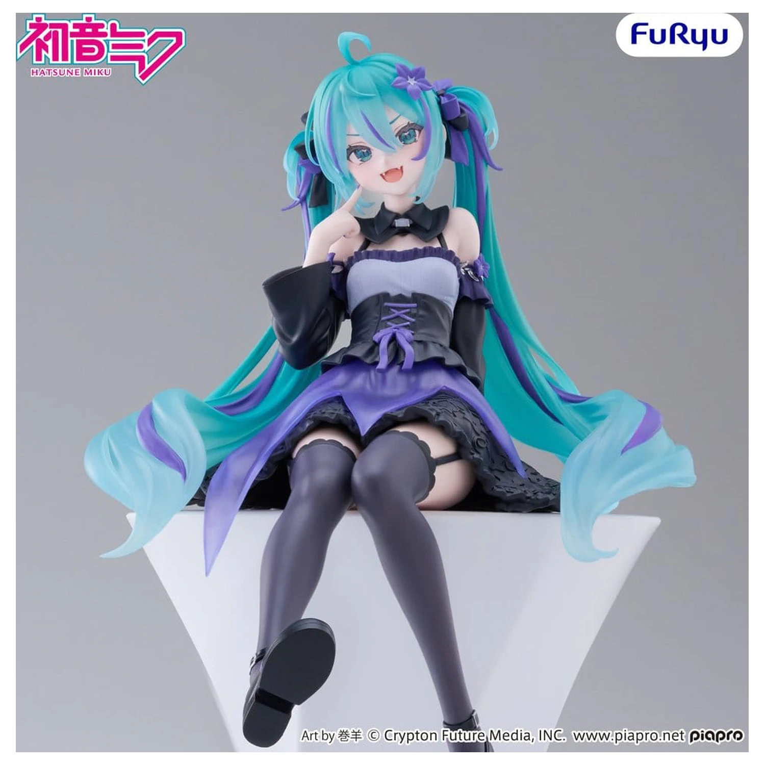 Hatsune Miku Noodle Stopper PVC Figur Blumenfee Glockenblume 14 cm Produktfoto
