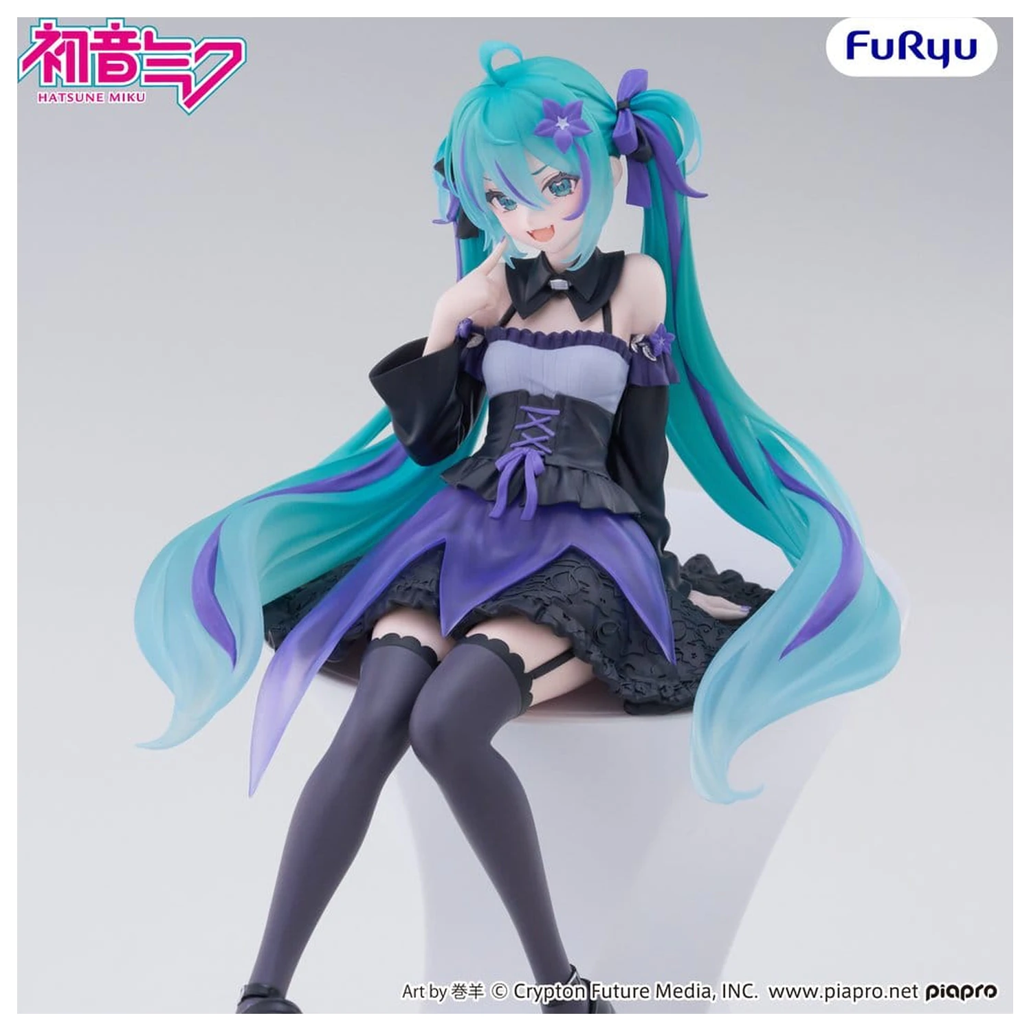 Hatsune Miku Noodle Stopper PVC Figur Blumenfee Glockenblume 14 cm Produktfoto