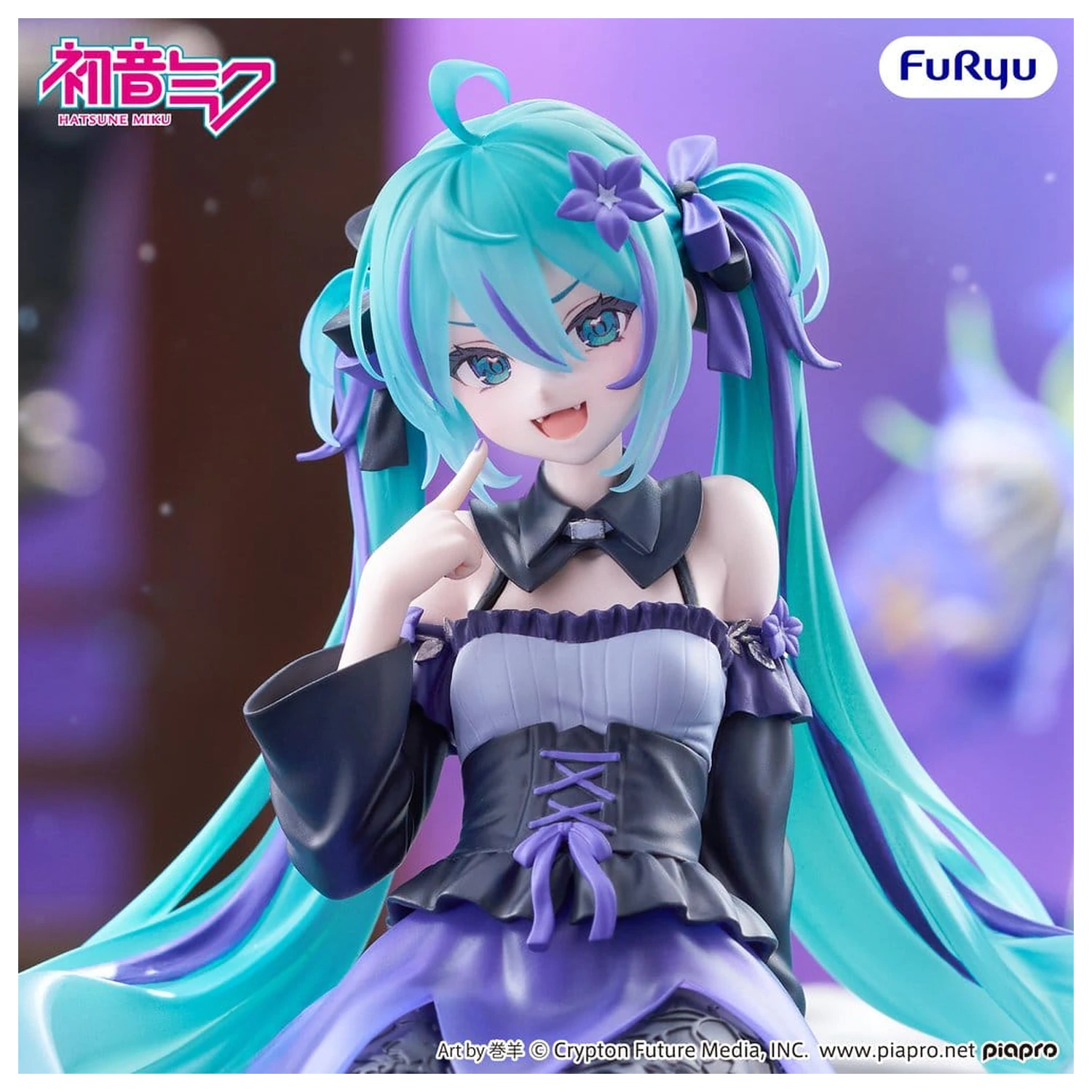 Hatsune Miku Noodle Stopper PVC Figur Blumenfee Glockenblume 14 cm Produktfoto