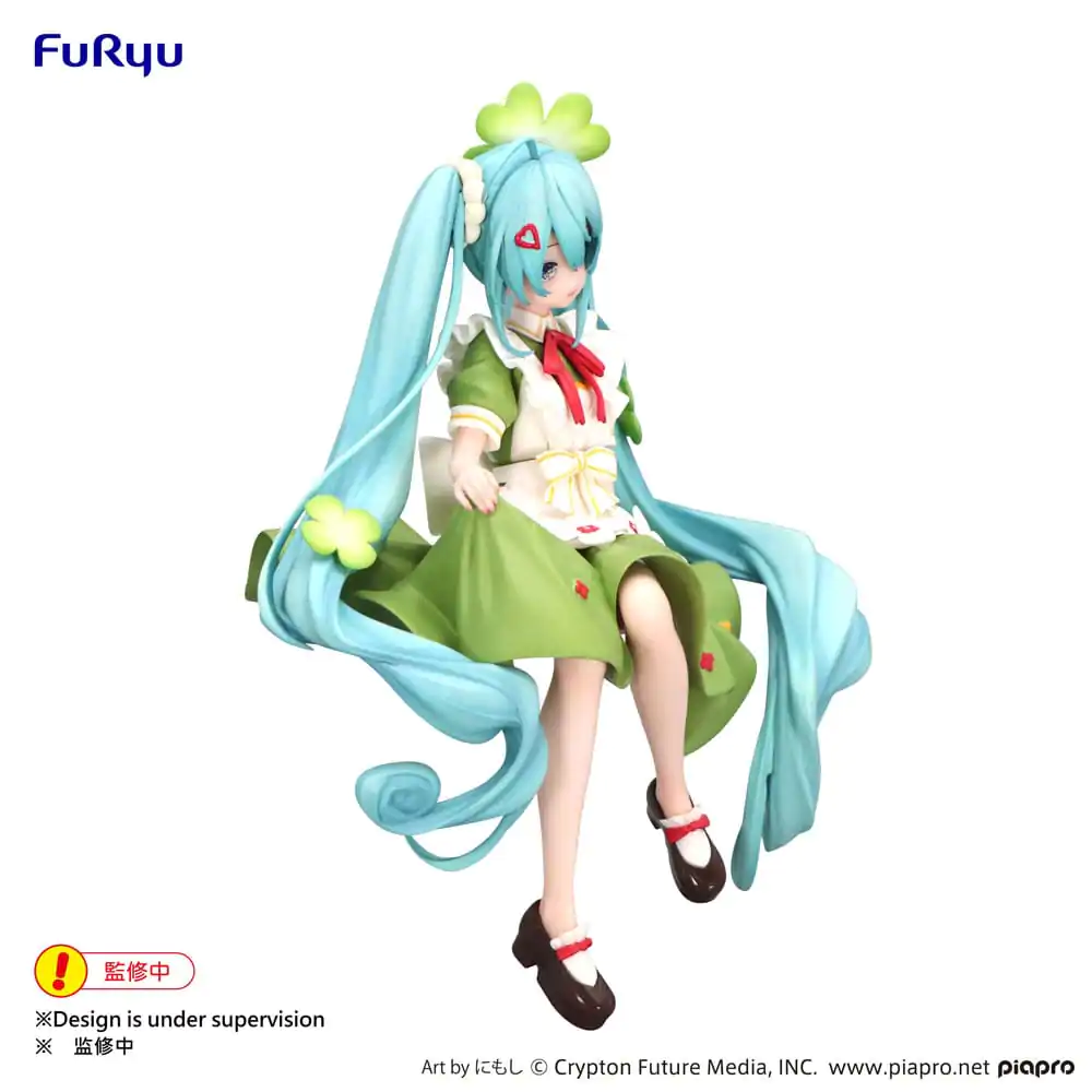 Hatsune Miku Noodle Stopper PVC Statue Flower Fairy Clover 15 cm termékfotó