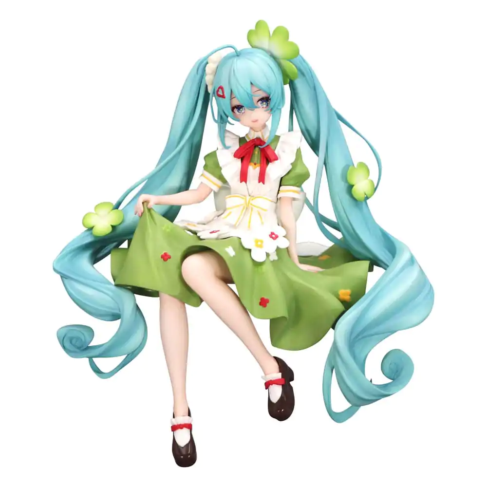 Hatsune Miku Noodle Stopper PVC Statue Flower Fairy Clover 15 cm termékfotó