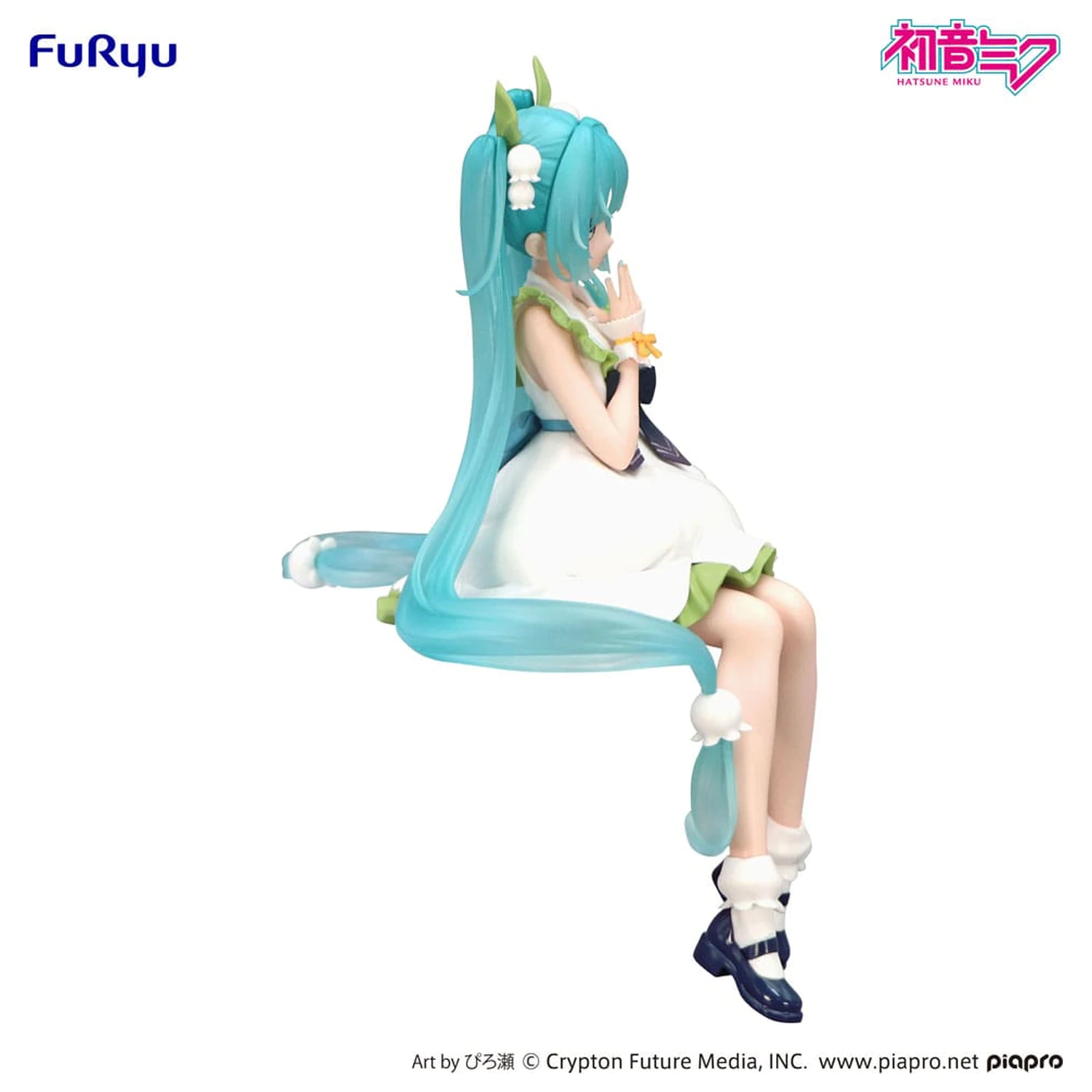 Hatsune Miku Noodle Stopper PVC Statue Flower Fairy Lily of the Valley 14 cm Produktfoto