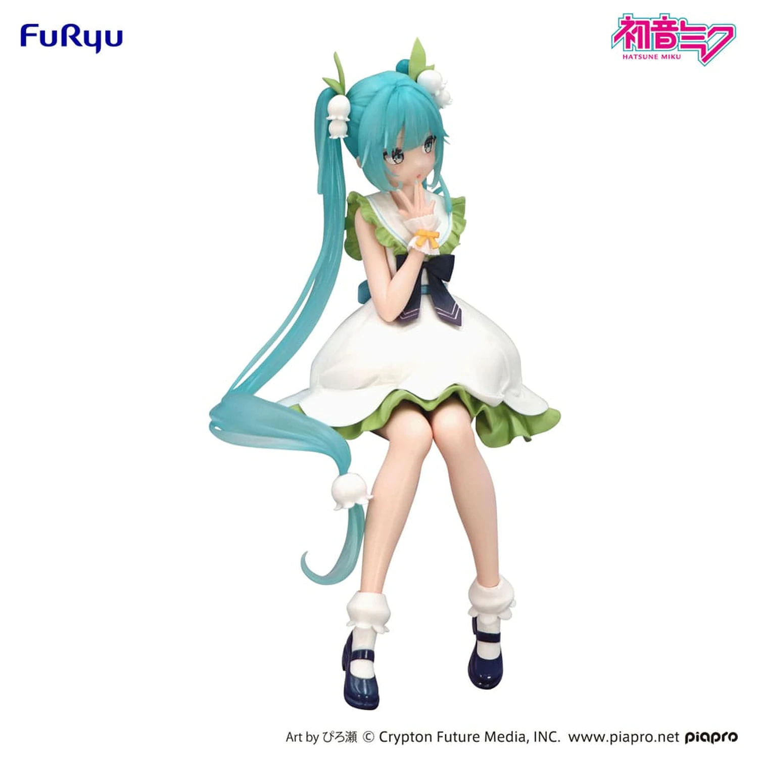 Hatsune Miku Noodle Stopper PVC Statue Flower Fairy Lily of the Valley 14 cm Produktfoto