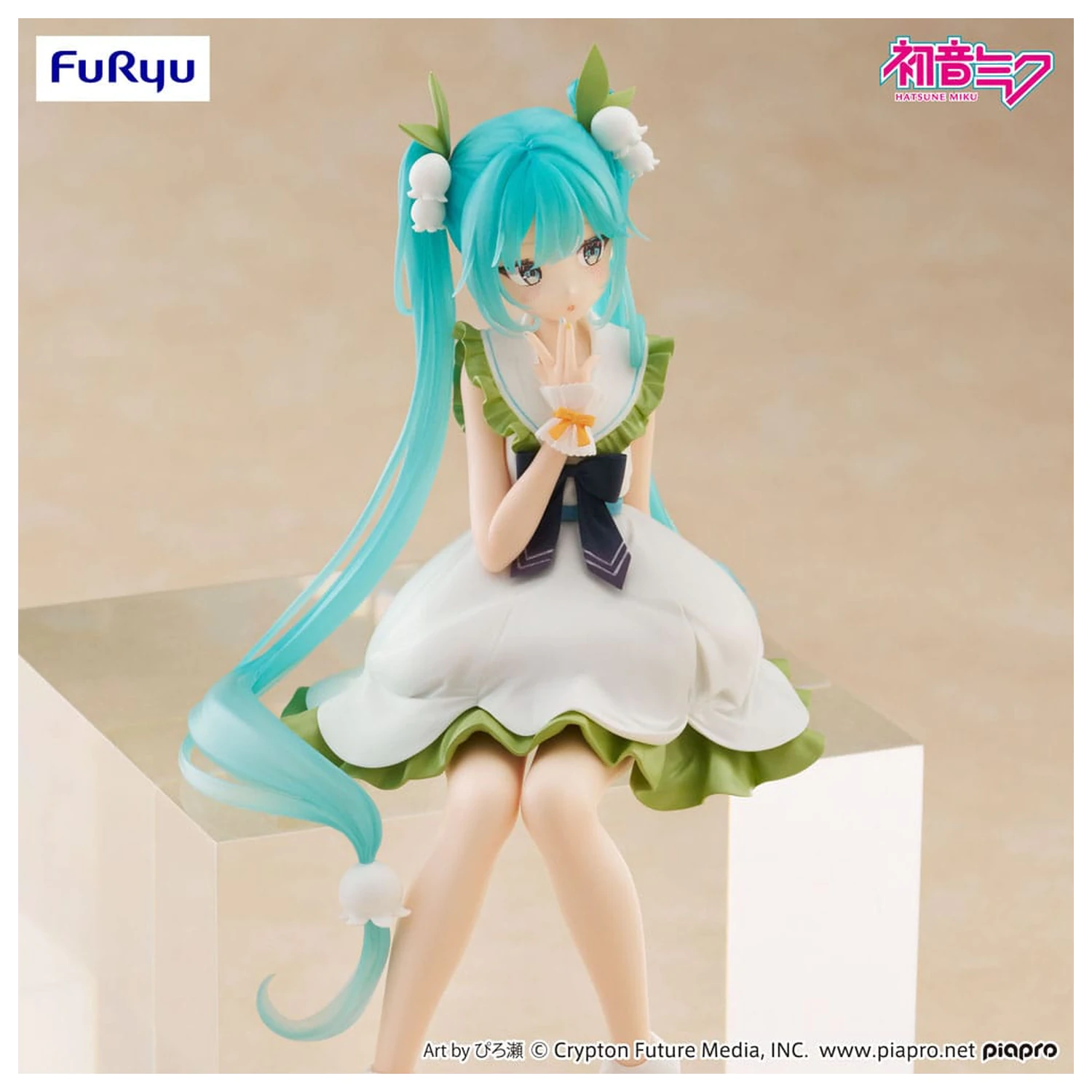 Hatsune Miku Noodle Stopper PVC Statue Flower Fairy Lily of the Valley 14 cm Produktfoto