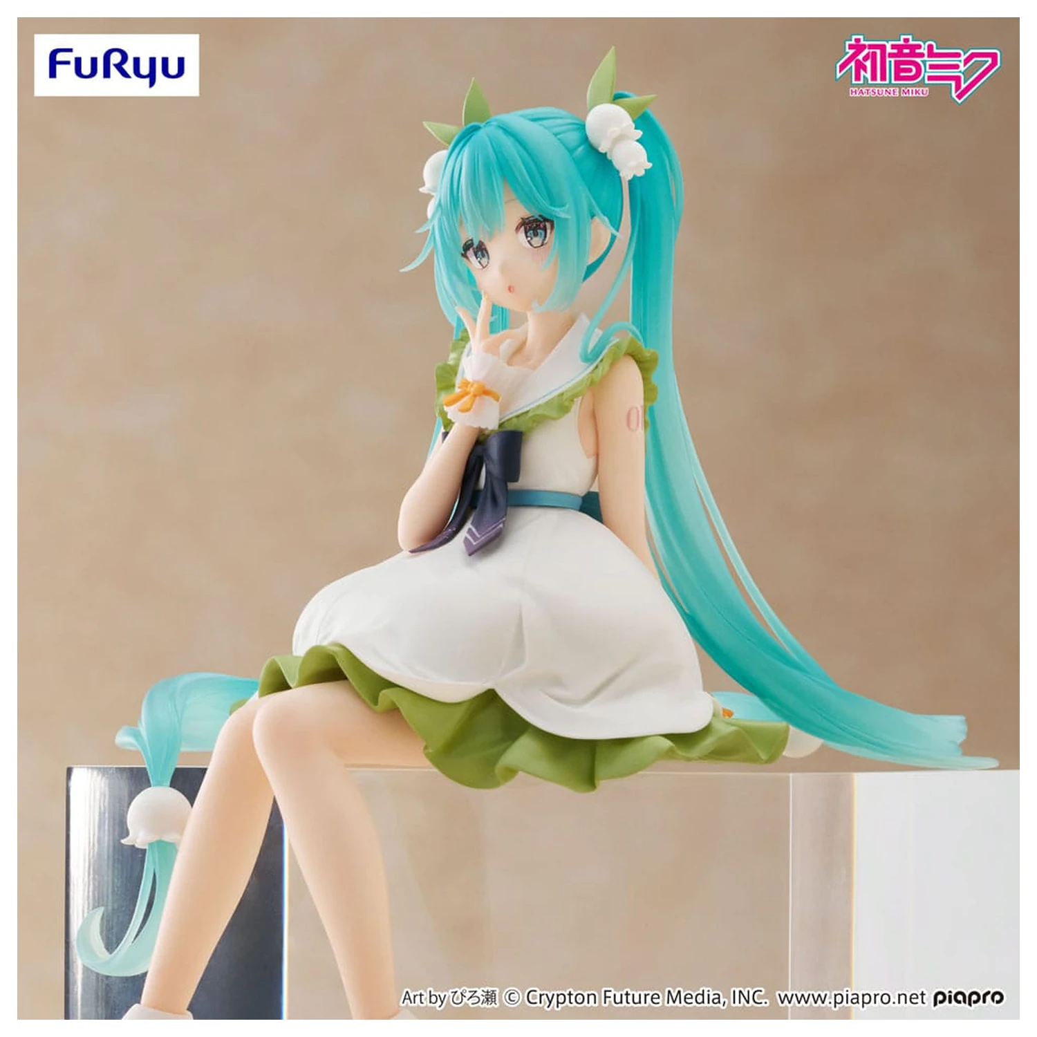 Hatsune Miku Noodle Stopper PVC Statue Flower Fairy Lily of the Valley 14 cm Produktfoto