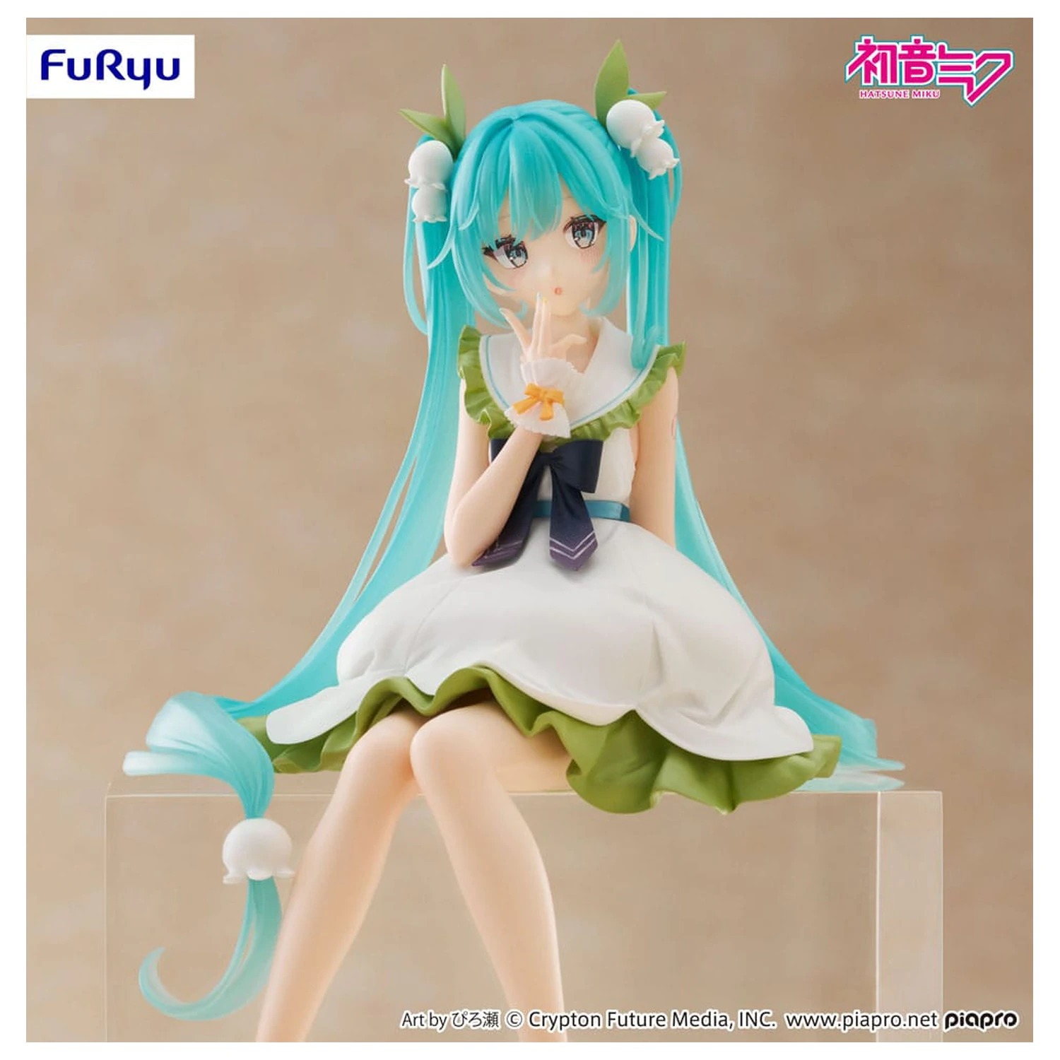Hatsune Miku Noodle Stopper PVC Statue Flower Fairy Lily of the Valley 14 cm Produktfoto