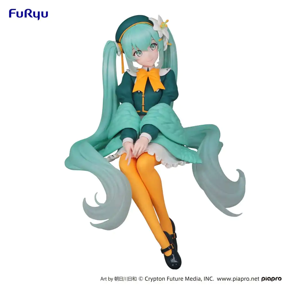 Hatsune Miku Noodle Stopper PVC Statue Flower Fairy Lily 14 cm Produktfoto