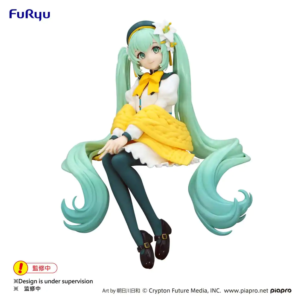 Hatsune Miku Noodle Stopper PVC Statue Flower Fairy Lily White Ver. 14 cm termékfotó