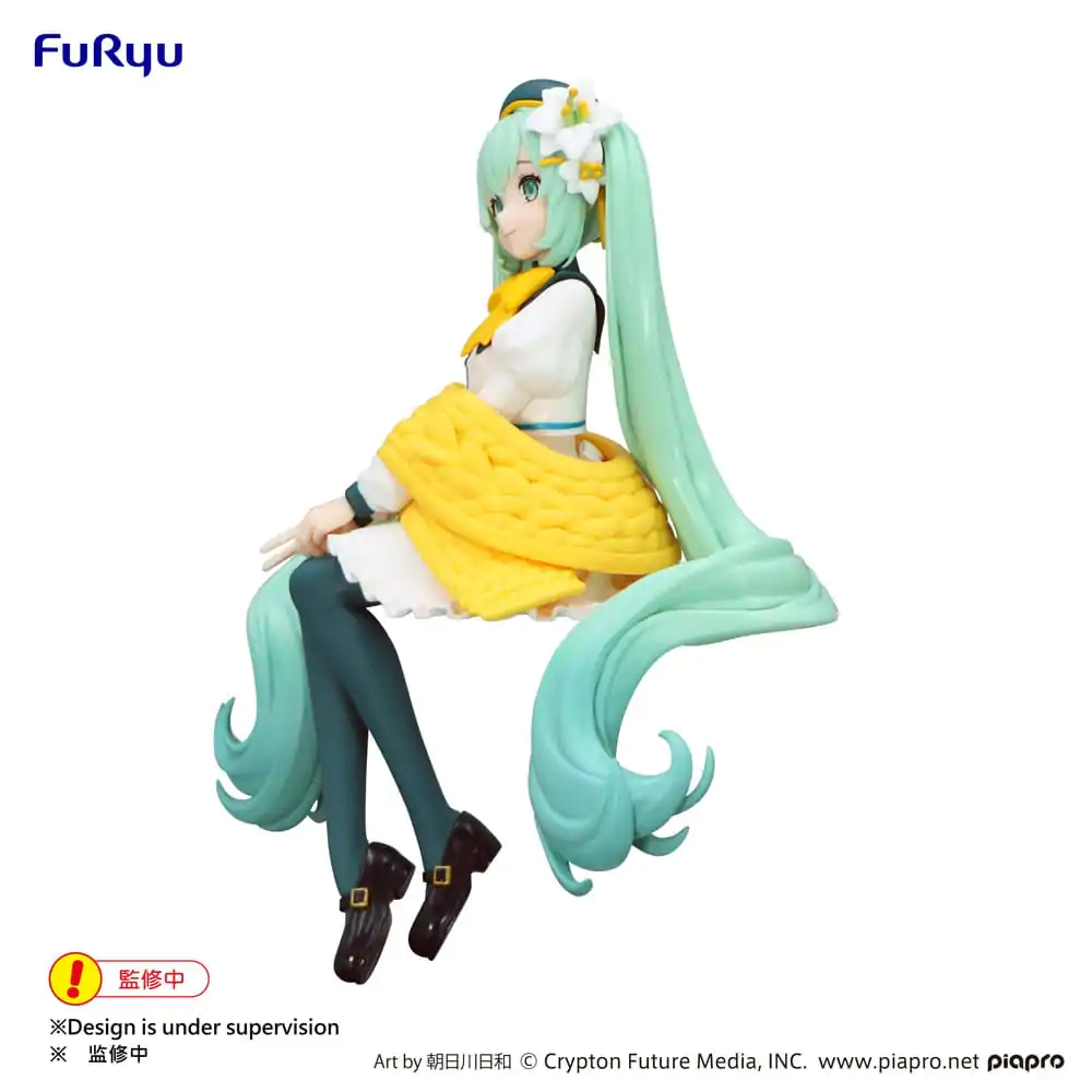 Hatsune Miku Noodle Stopper PVC Statue Flower Fairy Lily White Ver. 14 cm termékfotó