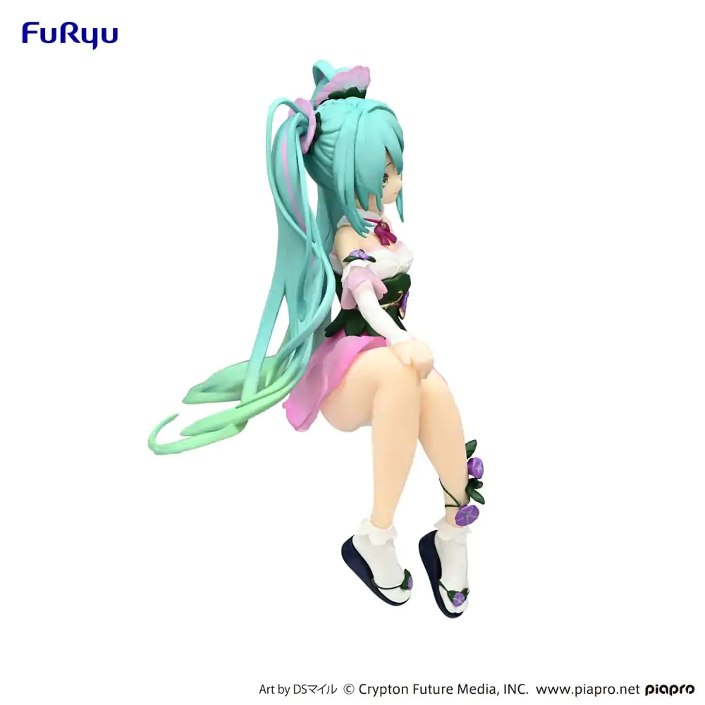 Hatsune Miku Noodle Stopper PVC Statue Flower Fairy Morning Glory Pink Color Ver. 14 cm Produktfoto