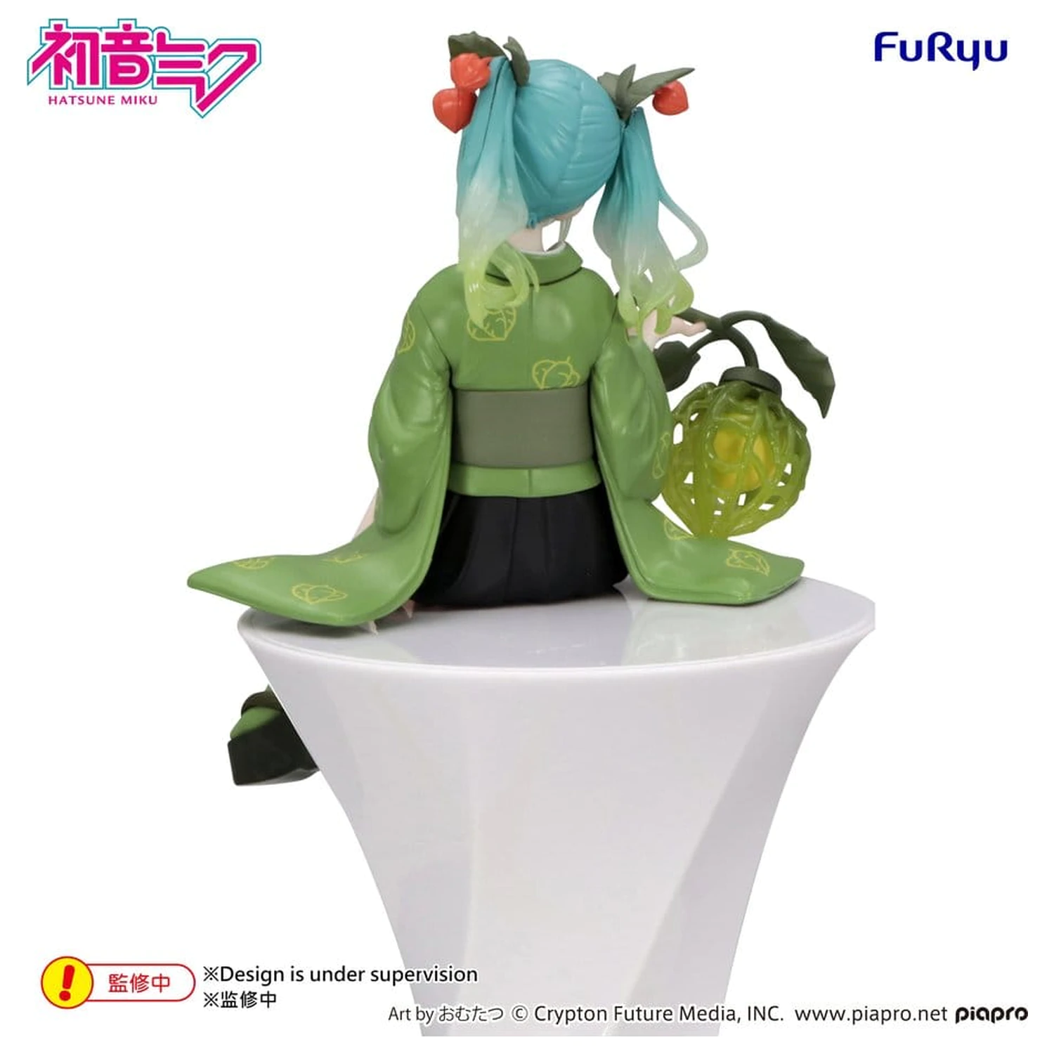 Hatsune Miku Noodle Stopper PVC Figur Flower Fairy Winter Cherry Green Color Ver. 15 cm Produktfoto
